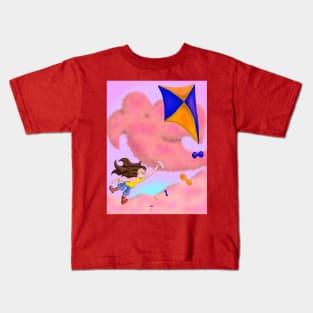 High as a Kite Kids T-Shirt